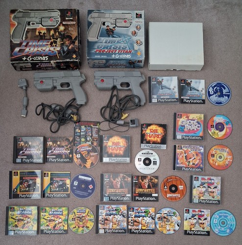 Namco con45 ps1 gun bundle - namco, g-con45
